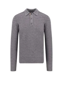 Burberry | Burberry Long Sleeved Knitted Polo Shirt