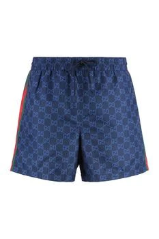 Gucci | Gucci Printed Poplin Swim Shorts
