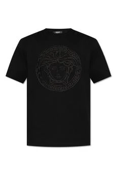 Versace | Versace Medusa-Embroidered Crewneck T-Shirt