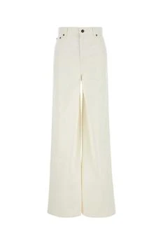 Chloé | Chloé Logo Patch Wide-Leg Jeans