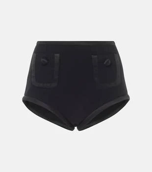 Dolce
Gabbana | High-rise wool and silk shorts