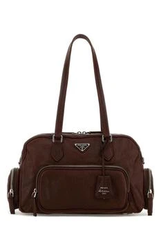 Prada | Prada Bauletto Zip-Pocket Tote Bag
