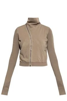 Rick Owens | Rick Owens DRKSHDW Mountain Asymmetric-Zipped Top