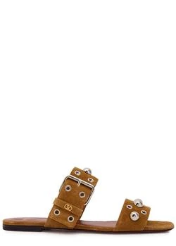Valentino | Nellcote stud-embellished suede sliders
