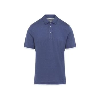 Brunello Cucinelli | Brunello Cucinelli Short-Sleeved Layered Polo Shirt