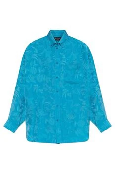 Balenciaga | Balenciaga Fruit Print Long-Sleeve Shirt