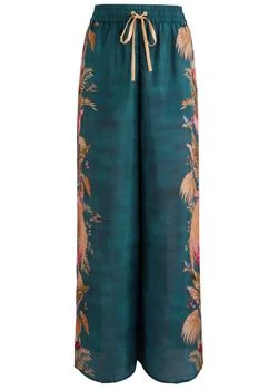 Zimmermann | Ascension Relaxed printed silk trousers