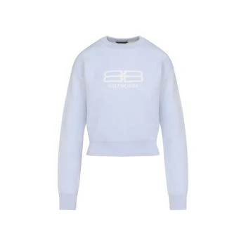 Balenciaga | Balenciaga Logo Intarsia Crewneck Sweater