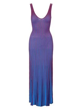 Claretta Rib-Knit Maxi Dress