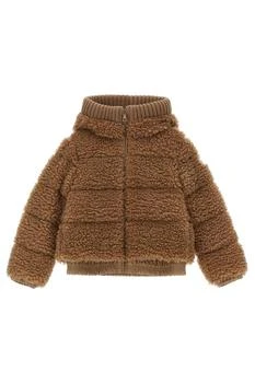 Moncler Enfant Adalbertas Teddy Hooded Down Jacket