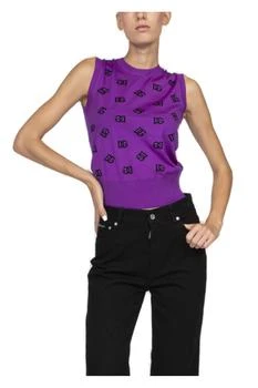 Dolce
Gabbana | Dolce
Gabbana Logo Intarsia Knitted Vest