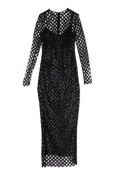 Dolce & Gabbana | Dolce & Gabbana Sequin Embellished Mesh Dress