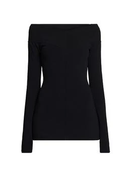 Stella McCartney | Compact Knit Off-the-Shoulder Top