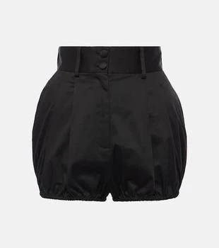 Dolce 
Gabbana | High-rise cotton-blend gabardine shorts