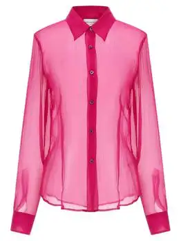 Dries Van Noten | Dries Van Noten Cloudy Sheer Button-Up Shirt