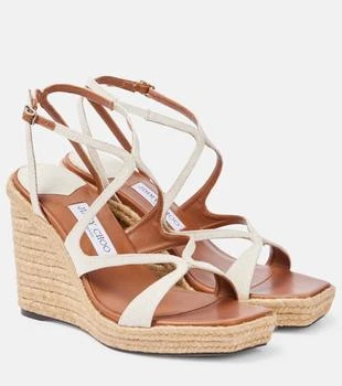 Jimmy Choo | Ayla 110 espadrille wedges