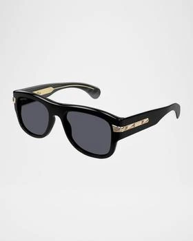 Gucci | Men's Plastic Rectangle Sunglasses
