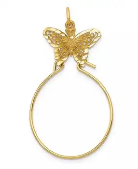 Macy's | Butterfly Holder Charm in 14k Yellow Gold