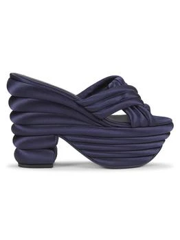 Salvatore Ferragamo | 50MM Textured Platform Sandals
