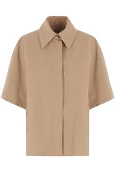 Max Mara | Max Mara Parole Button Detailed Short-Sleeved Cape
