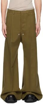 Rick Owens | Khaki Tailored Bela Trousers