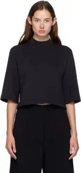 Moncler | Moncler x Edward Enninful Black Neoprene T-shirt