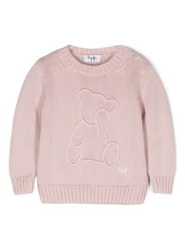 Il Gufo Bear Motif Sweater