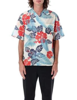 Prada | Prada Graphic Printed Short-Sleeved Shirt