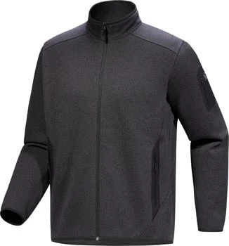 Arc'teryx Arc'teryx Men's Covert Cardigan | Versatile, Durable, Breathable and Stylish | Cardigan Sweaters for Men | Black Heather II, Large