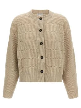 Brunello Cucinelli | Brunello Cucinelli Long Sleeved Knitted Cardigan