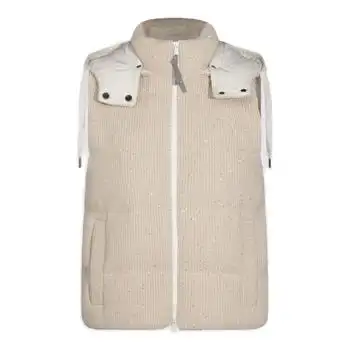 Brunello Cucinelli | Brunello Cucinelli Drawstring Knitted Gilet