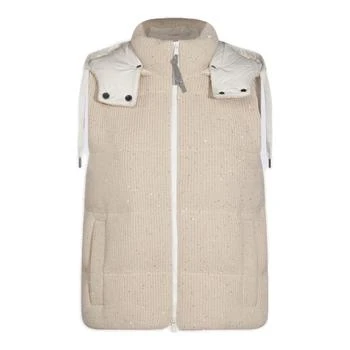 Brunello Cucinelli | Brunello Cucinelli Drawstring Knitted Gilet