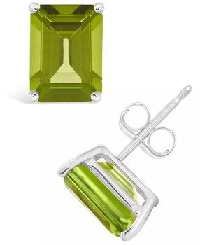 Macy's | Peridot (3-3/8 ct. t.w.) Stud Earrings in 14K Yellow Gold or 14K White Gold