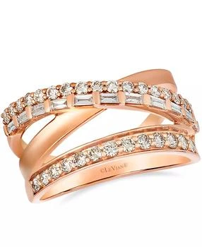 Le Vian | Vanilla Diamond (0.19 ct. t.w.) and Nude Diamond (0.64 ct. t.w.) Ring in 14K Strawberry Gold