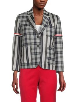 Thom Browne | Plaid Wool Sport Coat