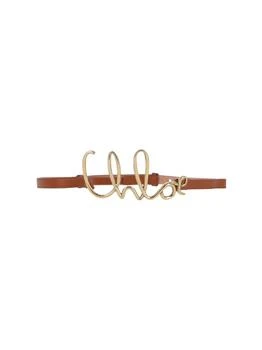 Chloé | Thin "Iconic" Belt – Brown