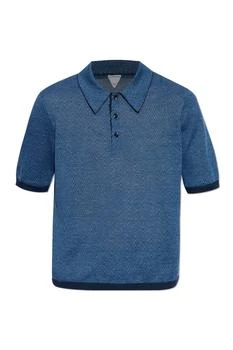 Bottega Veneta | Bottega Veneta Patterned Short-Sleeved Polo Shirt