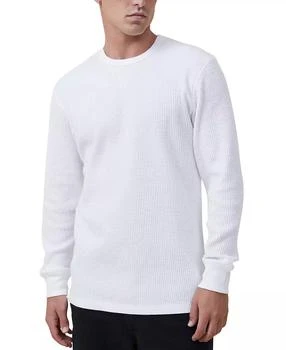 Men's Chunky Waffle Long Sleeve T-shirt