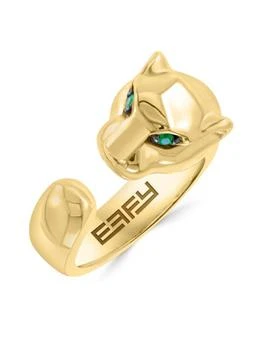 Effy | 14K Yellow Gold 
Emerald Ring