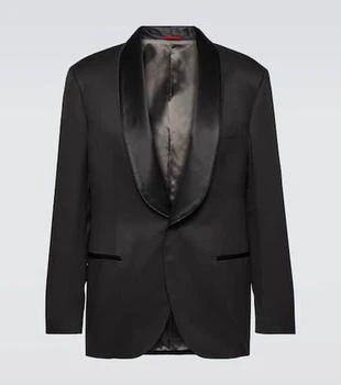 Brunello Cucinelli | Single-breasted silk tuxedo jacket