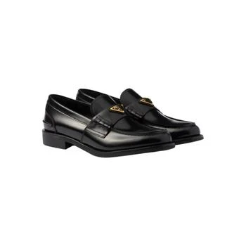 Prada | Prada - Women's Brushed Leather Loafers