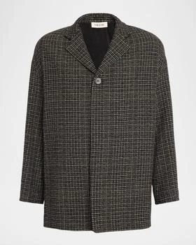 Fear of god Men's Concealed-Front Tweed Blazer