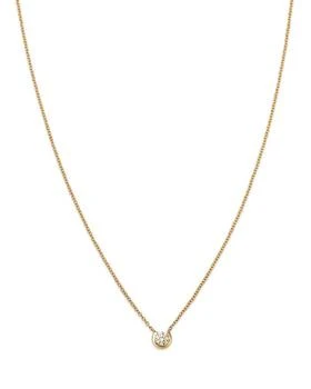 Bloomingdale's | Diamond Solitaire Necklace in 14K Yellow Gold, 0.15 tcw
