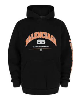 Balenciaga | Oversized Logo Print Hoodie