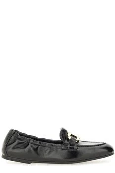 Salvatore Ferragamo | Ferragamo Gancini Deconstructed Flat Shoes