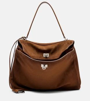 Balenciaga | Rodeo Medium suede tote bag