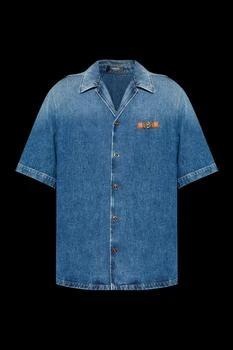Versace | Versace Short-Sleeved Denim Shirt