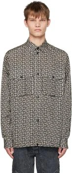 Balmain | Black
Beige Monogram Shirt