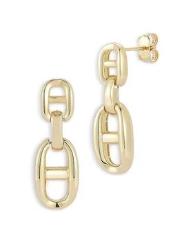 Bloomingdale
s Fine Collection Mariner Link Drop Earrings in 14K Yellow Gold
