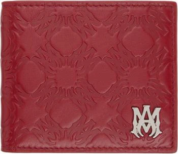 AMIRI | Red Lunar New Year 'MA' Quad Leather Bifold Wallet